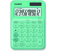 Casio Calculadora De Oficina Sobremesa Verde 12 Dígitos Ms-20uc