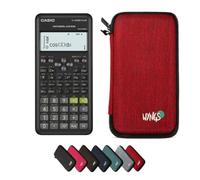 Casio fx-570ES Plus 2nd Edition con Funda Protectora WYNGS Rojo - Calculadora Científica - Paquete Básico