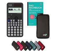 Casio fx-810DE CW In unda Protectora Negro y Libro especializado (96 páginas, DIN A5) - Calculadora científica - Smart Set (Alemán)