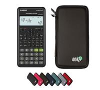 Casio fx-82ES Plus 2nd Edition con Funda Protectora WYNGS Negro - Calculadora Científica - Paquete Básico