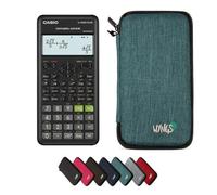 Casio fx-82ES Plus 2nd Edition con Funda Protectora WYNGS Turquesa - Calculadora Científica - Paquete Básico