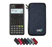 Casio fx-85ES Plus 2nd Edition con Funda Protectora WYNGS Azul - Calculadora Científica - Paquete Básico