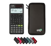 Casio fx-85ES Plus 2nd Edition con Funda Protectora WYNGS Negro - Calculadora Científica - Paquete Básico