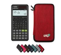 Casio fx-85ES Plus 2nd Edition con Funda Protectora WYNGS Rojo - Calculadora Científica - Paquete Básico