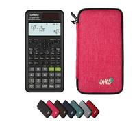 Casio fx-85ES Plus 2nd Edition con Funda Protectora WYNGS Rosa - Calculadora Científica - Paquete Básico