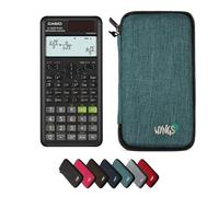 Casio fx-85ES Plus 2nd Edition con Funda Protectora WYNGS Turquesa - Calculadora Científica - Paquete Básico