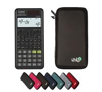 Casio fx-87DE Plus 2nd Edition con Funda Protectora WYNGS Negro - Calculadora Científica - Paquete Básico (Alemán)