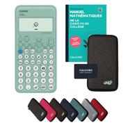 Casio fx-92 Collège In unda Protectora Gris Oscuro y Libro especializado (88 páginas, DIN A5) - Calculadora científica - Smart Set (Francés)