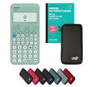 Casio fx-92 Collège In unda Protectora Negro y Libro especializado (88 páginas, DIN A5) - Calculadora científica - Smart Set (Francés)