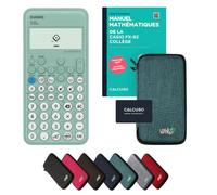 Casio fx-92 Collège In unda Protectora Turquesa y Libro especializado (88 páginas, DIN A5) - Calculadora científica - Smart Set (Francés)