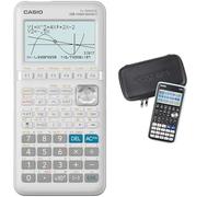 Casio FX-9860GIII - Calculadora gráfica monocromática sin CAS, Blanca + Casio Graph Case - Funda rígida Protectora para calculadoras gráficas