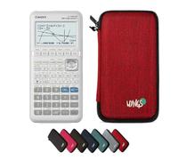 Casio fx-9860GIII con Funda Protectora WYNGS Rojo - Calculadora Gráfica - Paquete Básico