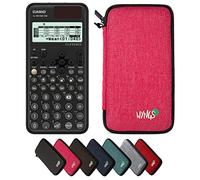 Casio fx-991DE CW ClassWiz con Funda Protectora WYNGS Rosa - Calculadora Científica - Paquete Básico (Alemán)
