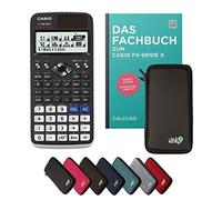 Casio fx-991DE X In unda Protectora Negro y Libro especializado (128 páginas, DIN A5) - Calculadora científica - Smart Set (Alemán)