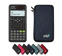Casio fx-991ES Plus 2nd Edition con Funda Protectora WYNGS Azul - Calculadora Científica - Paquete Básico