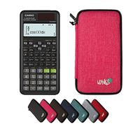 Casio fx-991ES Plus 2nd Edition con Funda Protectora WYNGS Rosa - Calculadora Científica - Paquete Básico