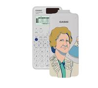 Casio FX-991SP CW, Calculadora Científica con Margarita Salas ilustrada por Clara Santos, Recomendada para el Currículum Español y Portugués, 5 Idiomas, más de 560 Funciones, Solar, Color Blanco