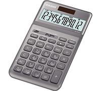 Casio JW-200SC-GY - Calculadora de sobremesa, 1.1 x 10.9 x 18.4, color plata