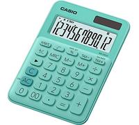 Casio ms-20uc-gn - calculadora, 2.3 x 10.5 x 14.95 cm, color verde