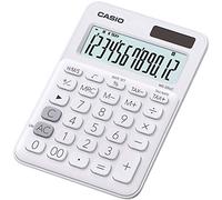 Casio MS-20UC-WE - Calculadora, 2.3 x 10.5 x 14.95 cm, color blanco