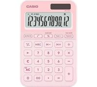 Casio Calculadora de escritorio MS-20YC pequeña cálculo de tiempo Rosa claro