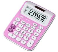 Casio MS-6NC - Calculadora (Escritorio, Básico, Botones, LCD, Battery/Solar), rosa
