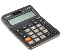 CASIO MX-12B-BK - Calculadora de sobremesa - 12 Dígitos - Solar y Pilas (14,7x10,7x2,9 cm)