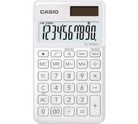 CASIO SL-1000SC-WE - Calculadora, 0.9 x 7.1 x 12 cm, color blanco