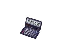 Casio SL-100VER - Calculadora básica, 13,5 x 91 x 55 plegada y 9,4 x 91 x 110,5 mm desplegada, azul marino