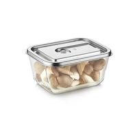 Caso VacuBoxx Inox 2.6 - Recipiente de vacío de 2600 ml envasadores al vacío Vacu OneTouch | apto para lavavajillas, sin BPA, recipiente de vidrio y acero inoxidable
