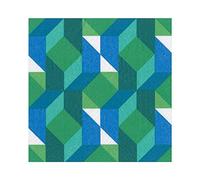 Caspari Entertaining with Theory-Servilletas (20 Unidades), Color Verde, Papel, 16.5 x 16.5 x 3 cm