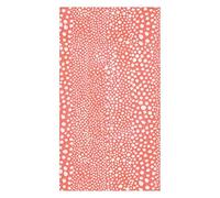 Caspari Pebble Paper Linen - Servilletas de papel para invitados, color coral, 12 por paquete