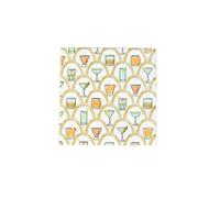 Caspari Servilletas de cóctel Deco Cocktails, 20 por paquete