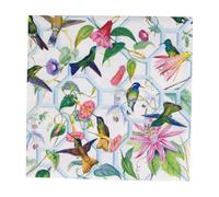 Caspari Servilletas de papel con diseño de enrejado de colibrí, 20 por paquete