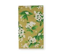 Caspari Servilletas de papel para invitados de Navidad, color dorado y blanco, 15 por paquete