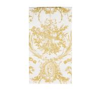 Caspari Servilletas románticas Toile Gold para invitados, 15 por paquete