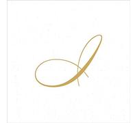 Caspari Signature Gold Initial - Servilletas de papel (30 unidades), color blanco, papel, White Pearl, 12.7 x 0.5 x 12.7 cm