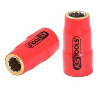 Casquillo de 3/8 pulgadas, aislado 1000 V, 12 caras, 16 mm