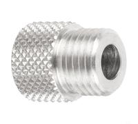 Casquillo de perforación de 3-10 mm para ayuda de tacos M14, cable de perforación precisa para evitar desviaciones en la perforación de madera, guía de perforación para Pocket Hole Jig, plata, 1