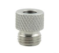 Casquillo de perforación de 3-10 mm para ayuda de tacos M14, cable de perforación precisa para evitar desviaciones en la perforación de madera, guía de perforación para Pocket Hole Jig, plata, 1