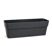 Cassetta Florera Stefanplast Con Reserva De Agua De Plástico 50Cm Grafite