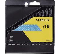 Stanley Juego de brocas para metal STA56025-QZ – 19 piezas HSS-R en cassette