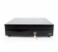 iggual Cajón portamonedas IRON-30 42 cm 5+5 Negro