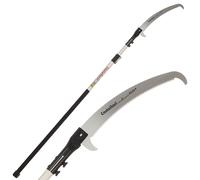 Castellari PO35P+ATO2 - Serrucho con pértiga ovalada de aluminio - 150-240 cm - Cuchilla de 35 cm