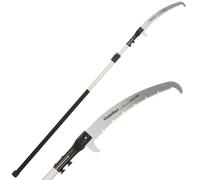 Castellari PO35PRO+ATO2 - Serrucho con dientes en "U" con pértiga ovalada de aluminio - 150-240 cm - Cuchilla de 35 cm