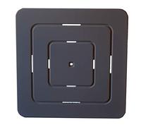 Castelmerlino Tarima para ducha gris-marrón en madera contrachapada marina Okumè 60x60 cm para platos 80x80 cm