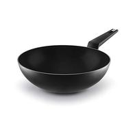 CASTEY - Sartén Wok de Titanium, 28 cm, Sujección Cómoda y Segura, Antiadherente, Distribuye el Calor de Forma Homogénea, Ligera y Cómoda, Fácil de Limpiar, Apta para Todas las Cocinas