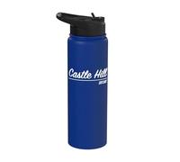Castle Hill Ave Bronx New York NYC - Escritura retro Stainless Steel Insulated Water Bottle