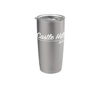 Castle Hill Ave Bronx New York NYC - Escritura retro Vaso térmico de acero inoxidable de doble pared