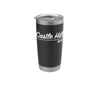 Castle Hill Ave Bronx New York NYC - Escritura retro Vaso térmico de acero inoxidable de doble pared